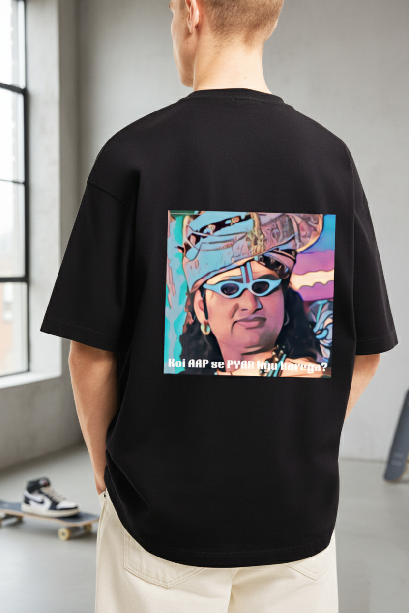"Koi Aapse pyar kyu karega? - Statement Graphics tshirt"